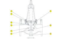 985018- kit de joints des robinets 495-496 joint de chapeau Oring NBR