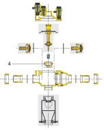 Siège inférieur pour disconnecteur série 950 BA580 ou 930 BA575